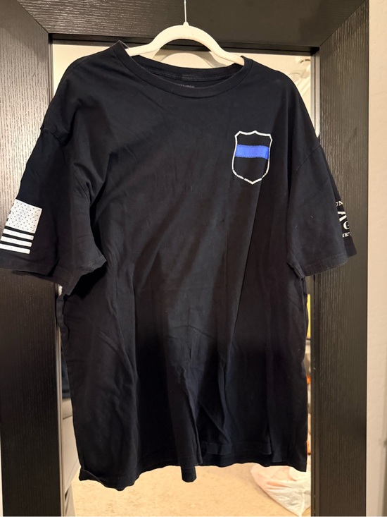 Grunt Style Other - Grunt Style Black Tee with White Crossed Rifles Graphic